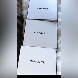New 3 x Chanel Original Gift Boxes For your Christmas Gifts with paper inside